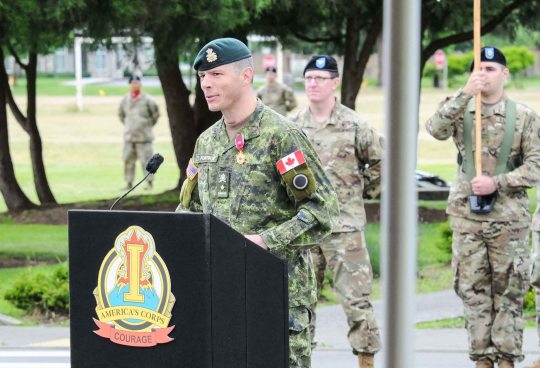 Canadian General bids farewell to